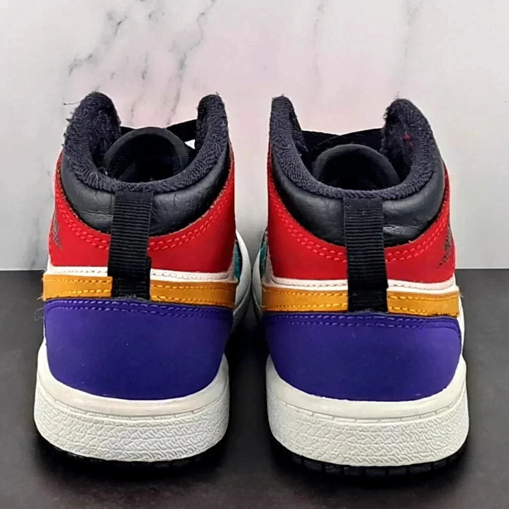 Jordan 1 Mid PS Multicolor  - sz 12c - Picture 3 of 7